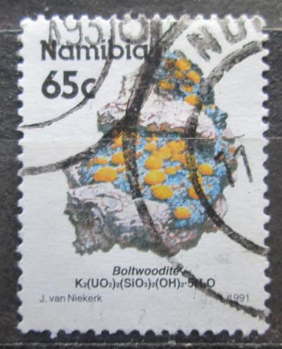 Poštová známka Namíbia 1991 Boltwoodit Mi# 693