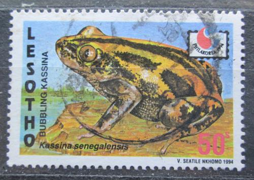 Poštová známka Lesotho 1994 Žába Mi# 1096
