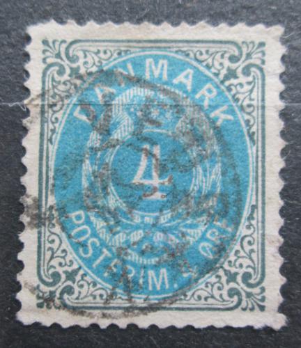 Poštová známka Dánsko 1875 Nominálna hodnota Mi# 23 I Y Ab