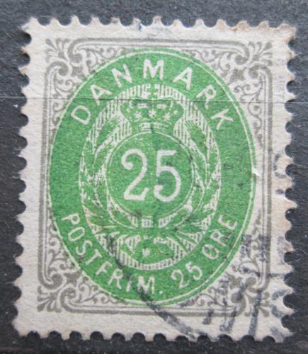 Poštová známka Dánsko 1898 Nominálna hodnota Mi# 29 I Y B Kat 24€
