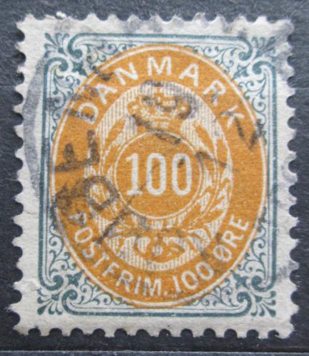 Poštová známka Dánsko 1895 Nominálna hodnota Mi# 31 I Y B Kat 35€