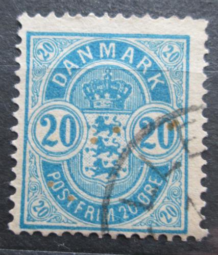Poštová známka Dánsko 1884 Štátny znak Mi# 36 YA Kat 3.50€