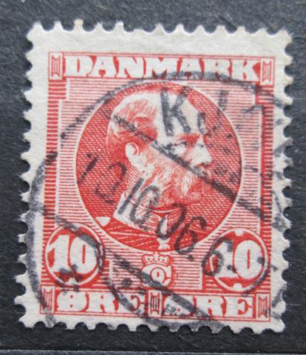 Poštová známka Dánsko 1906 Krá¾ Kristián IX. Mi# 48 II
