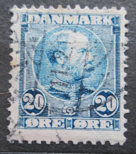 Poštová známka Dánsko 1904 Krá¾ Kristián IX. Mi# 49 I
