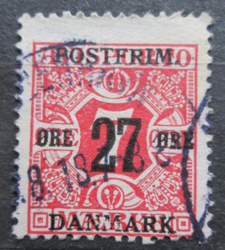 Poštová známka Dánsko 1918 Novinová pretlaè Mi# 86 Y Kat 8€