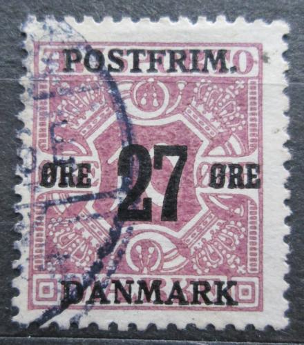 Poštová známka Dánsko 1918 Novinová pretlaè Mi# 88 Y Kat 7€