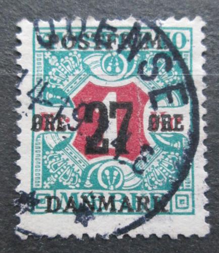 Poštová známka Dánsko 1918 Novinová pretlaè Mi# 94 Y Kat 8€