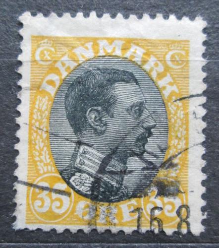 Poštová známka Dánsko 1919 Krá¾ Kristián X. Mi# 103 Kat 4€