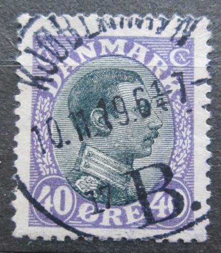 Poštová známka Dánsko 1918 Krá¾ Kristián X. Mi# 104 b Kat 5€