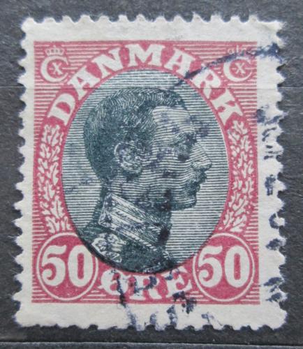Poštová známka Dánsko 1919 Krá¾ Kristián X. Mi# 105
