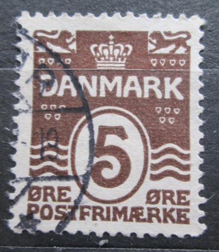 Poštová známka Dánsko 1921 Nominálna hodnota Mi# 118