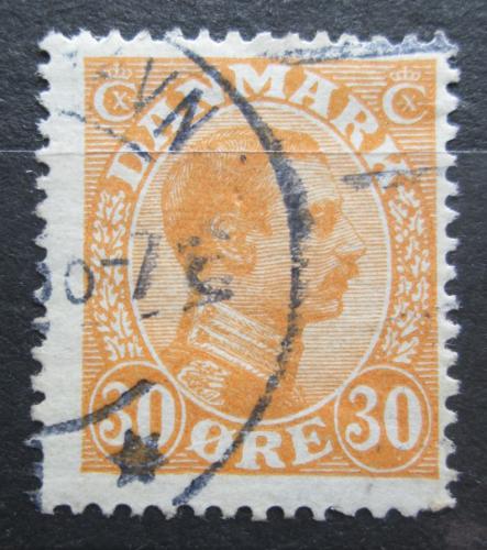 Poštová známka Dánsko 1921 Krá¾ Kristián X. Mi# 123