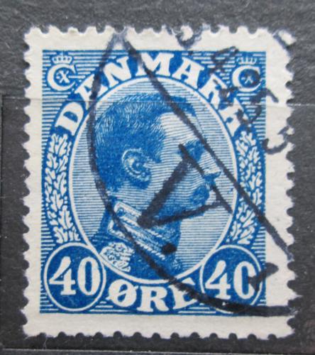 Poštová známka Dánsko 1922 Krá¾ Kristián X. Mi# 124