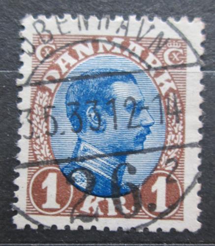 Poštová známka Dánsko 1922 Krá¾ Kristián X. Mi# 128