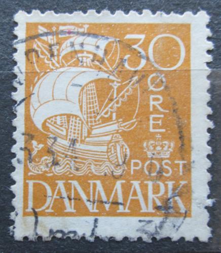 Poštová známka Dánsko 1927 Karavela Mi# 171