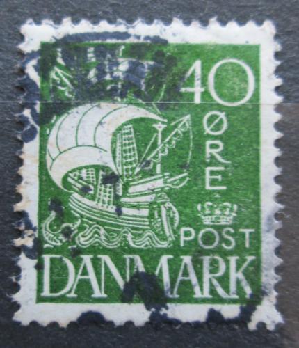 Poštová známka Dánsko 1927 Karavela Mi# 173