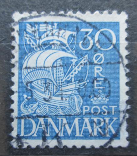 Poštová známka Dánsko 1934 Karavela Mi# 209 I 