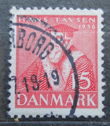 Poštová známka Dánsko 1936 Hans Tausen, reformátor Mi# 231