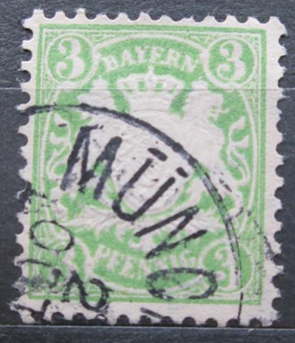Poštová známka Bavorsko 1881 Štátny znak Mi# 47