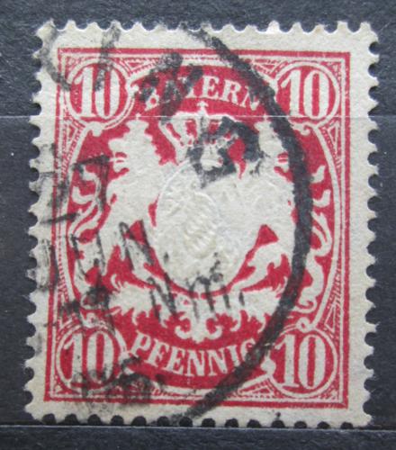 Poštová známka Bavorsko 1888 Štátny znak Mi# 56