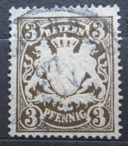 Poštová známka Bavorsko 1890 Štátny znak Mi# 60