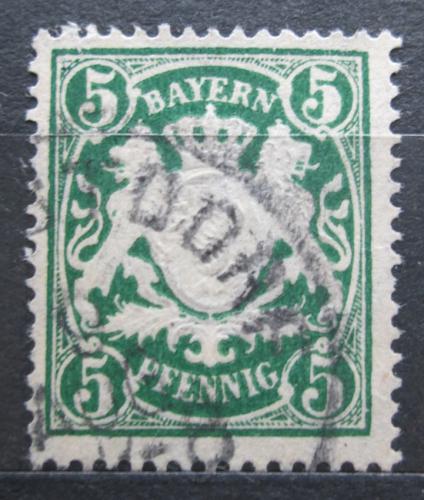 Poštová známka Bavorsko 1890 Štátny znak Mi# 61