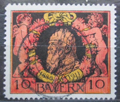 Poštová známka Bavorsko 1911 Luitpold Bavorský Mi# 93 A - zväèši� obrázok