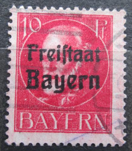 Poštová známka Bavorsko 1919 Krá¾ Ludvík III. pretlaè Mi# 155 A Kat 3.20€