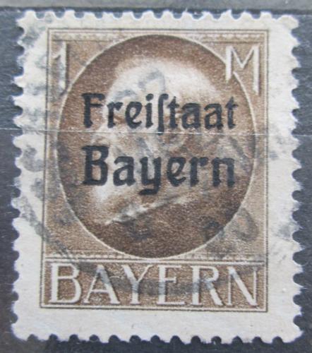 Poštová známka Bavorsko 1919 Krá¾ Ludvík III. pretlaè Mi# 165 A Kat 4€