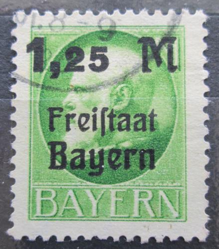 Poštová známka Bavorsko 1919 Krá¾ Ludvík III. pretlaè Mi# 174 A Kat 3.20€ - zväèši� obrázok