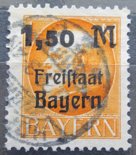 Poštová známka Bavorsko 1919 Krá¾ Ludvík III. pretlaè Mi# 175 A Kat 4€