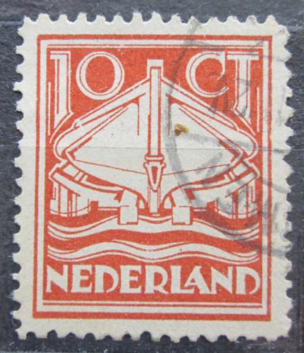 Poštová známka Holandsko 1924 Záchranáøská loï Mi# 142