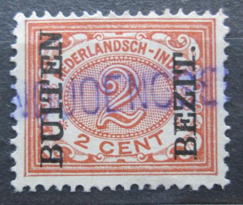 Poštová známka Nizozemská India 1908 Nominálna hodnota pretlaè Mi# 81