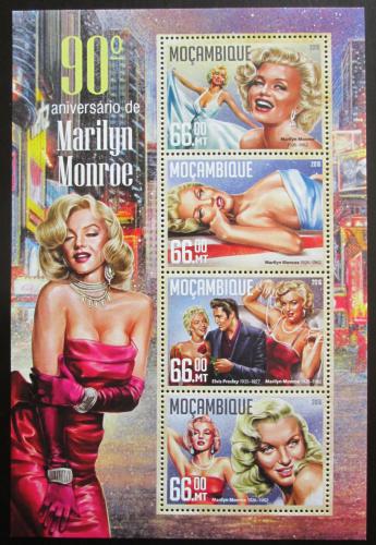 Poštové známky Mozambik 2016 Marilyn Monroe Mi# 8529-32 Kat 15€