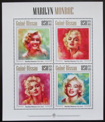 Poštové známky Guinea-Bissau 2013 Marilyn Monroe Mi# 6818-21 Kat 14€