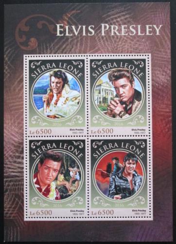 Poštové známky Sierra Leone 2016 Elevys Presley Mi# 7688-91 Kat 12€