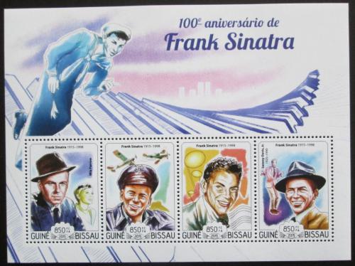 Poštové známky Guinea-Bissau 2015 Frank Sinatra Mi# 7639-42 Kat 14€