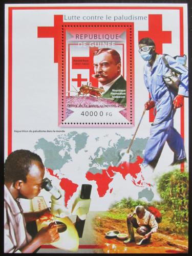 Poštová známka Guinea 2015 Boj proti malárii Mi# Block 2493 Kat 16€