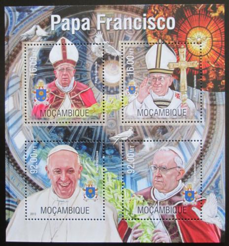 Poštové známky Mozambik 2013 Papež František Mi# 6752-55 Kat 13€