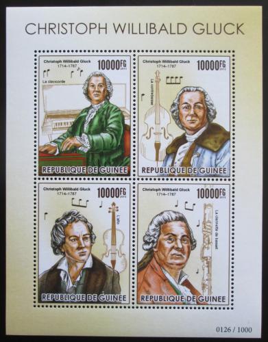 Poštové známky Guinea 2015 Christoph Willibald Gluck Mi# 11293-96 Kat 16€