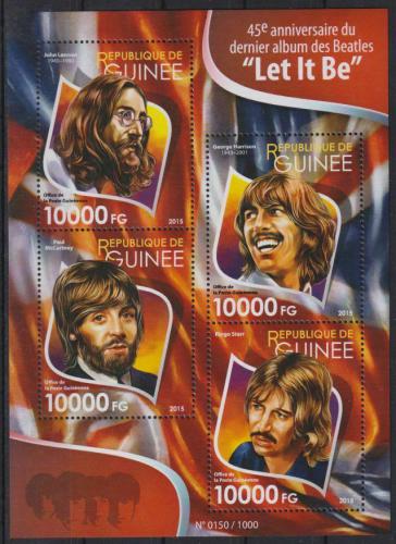 Poštové známky Guinea 2015 The Beatles Mi# 11508-11 Kat 16€