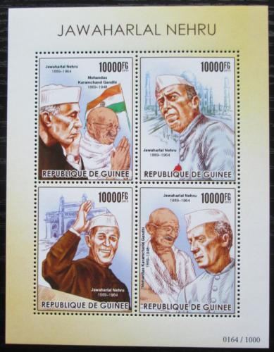 Poštové známky Guinea 2015 Džaváharlál Néhrú Mi# 11333-36 Kat 16€