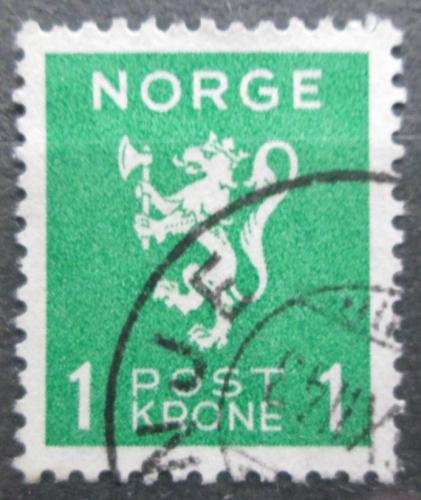 Poštová známka Nórsko 1940 Štátny znak Mi# 207