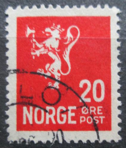 Poštová známka Nórsko 1940 Štátny znak Mi# 224 I