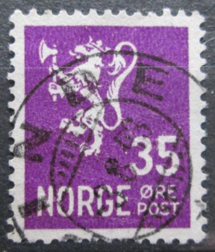 Poštová známka Nórsko 1941 Štátny znak Mi# 227