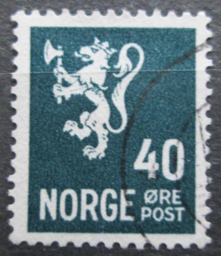 Poštová známka Nórsko 1927 Štátny znak Mi# 130 A