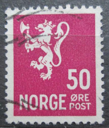 Poštová známka Nórsko 1927 Štátny znak Mi# 131 A