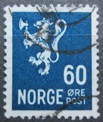 Poštová známka Nórsko 1927 Štátny znak Mi# 132 A