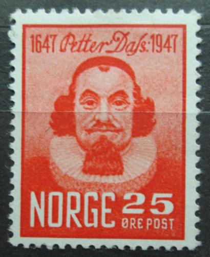 Poštová známka Nórsko 1947 Peter Dass, básník Mi# 334