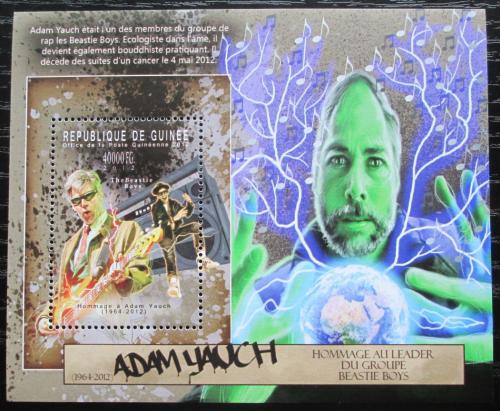 Poštovní známka Guinea 2012 Adam Yauch, Beastie Boys Mi# Block 2131 Kat 16€